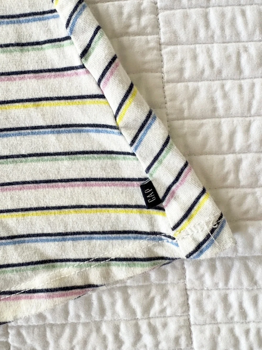 GAP Twirl Dress with Blue, Yellow, Pink, and Green Stripes Toddler Girls Size 3T